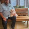 Outdoor Red Oak Bench - Image 3
