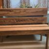 Outdoor Red Oak Bench - Image 2
