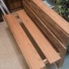 Outdoor Red Oak Bench - Image 4