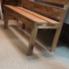 Outdoor Red Oak Bench - Image 5
